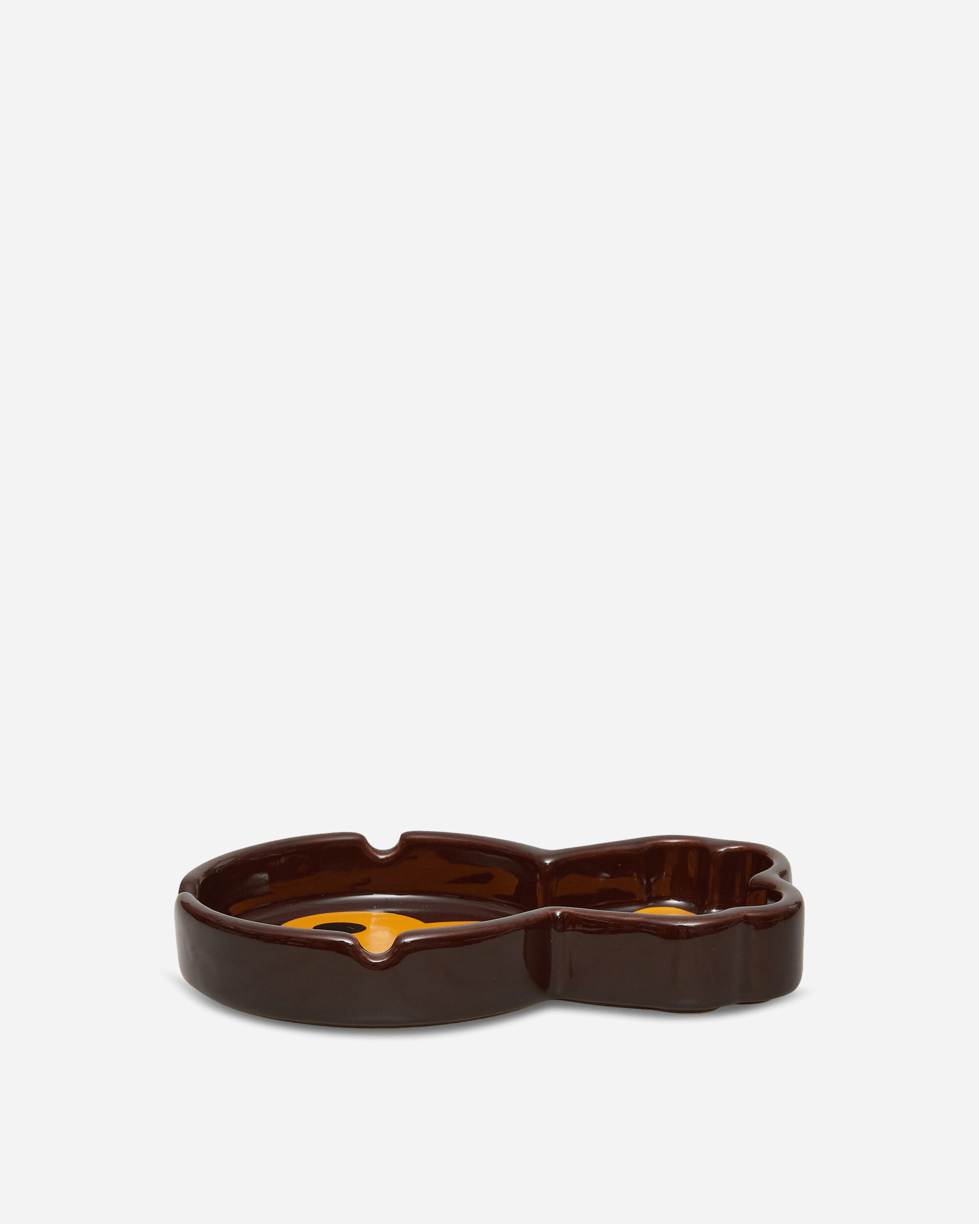 A Bathing Ape Baby Milo Skull Glow In The Dark Tray Brown Tableware Dishes and Trays 2M30182002 BROWN