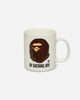A Bathing Ape By Bathing Ape Mug White Tableware Mugs and Glasses 1M30193001 WHITE