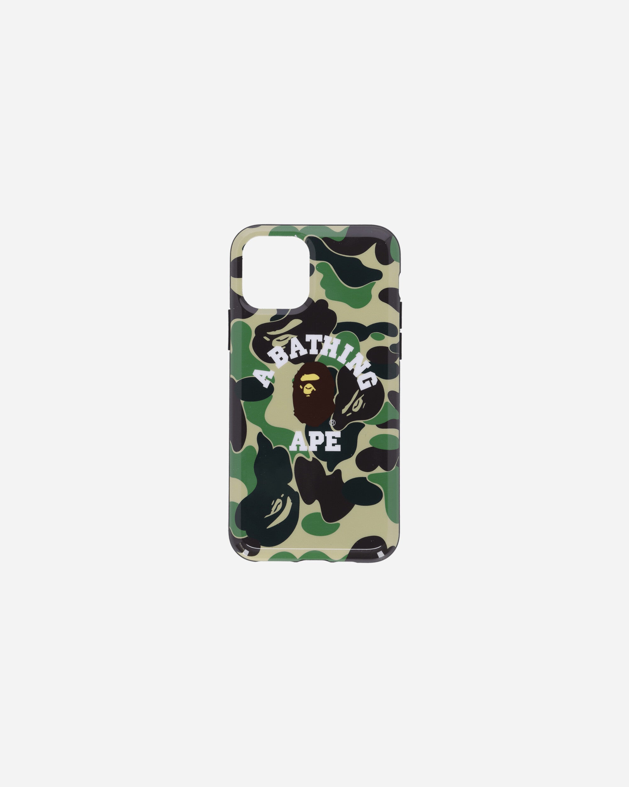 A Bathing Ape Abc Camo College I Phone 11 Green Tech and Audio Phone Cases 1F70182239 002