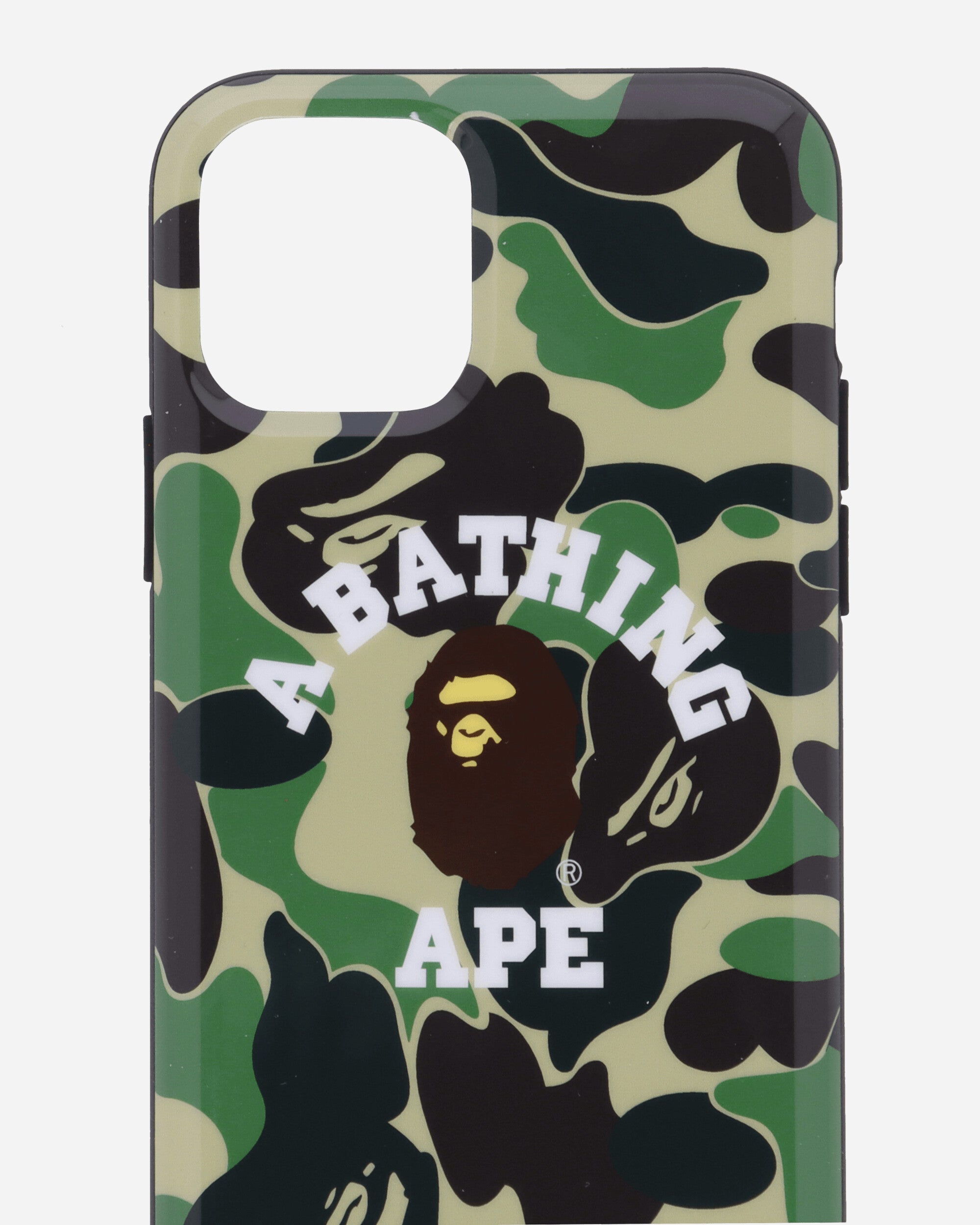 A Bathing Ape Abc Camo College I Phone 11 Pro Green Tech and Audio Phone Cases 1F70182240 002
