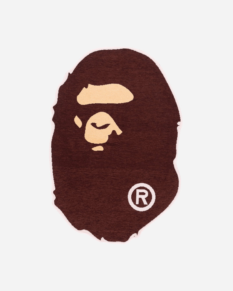 A Bathing Ape Ape Head Rug Brown - Slam Jam® Official Store