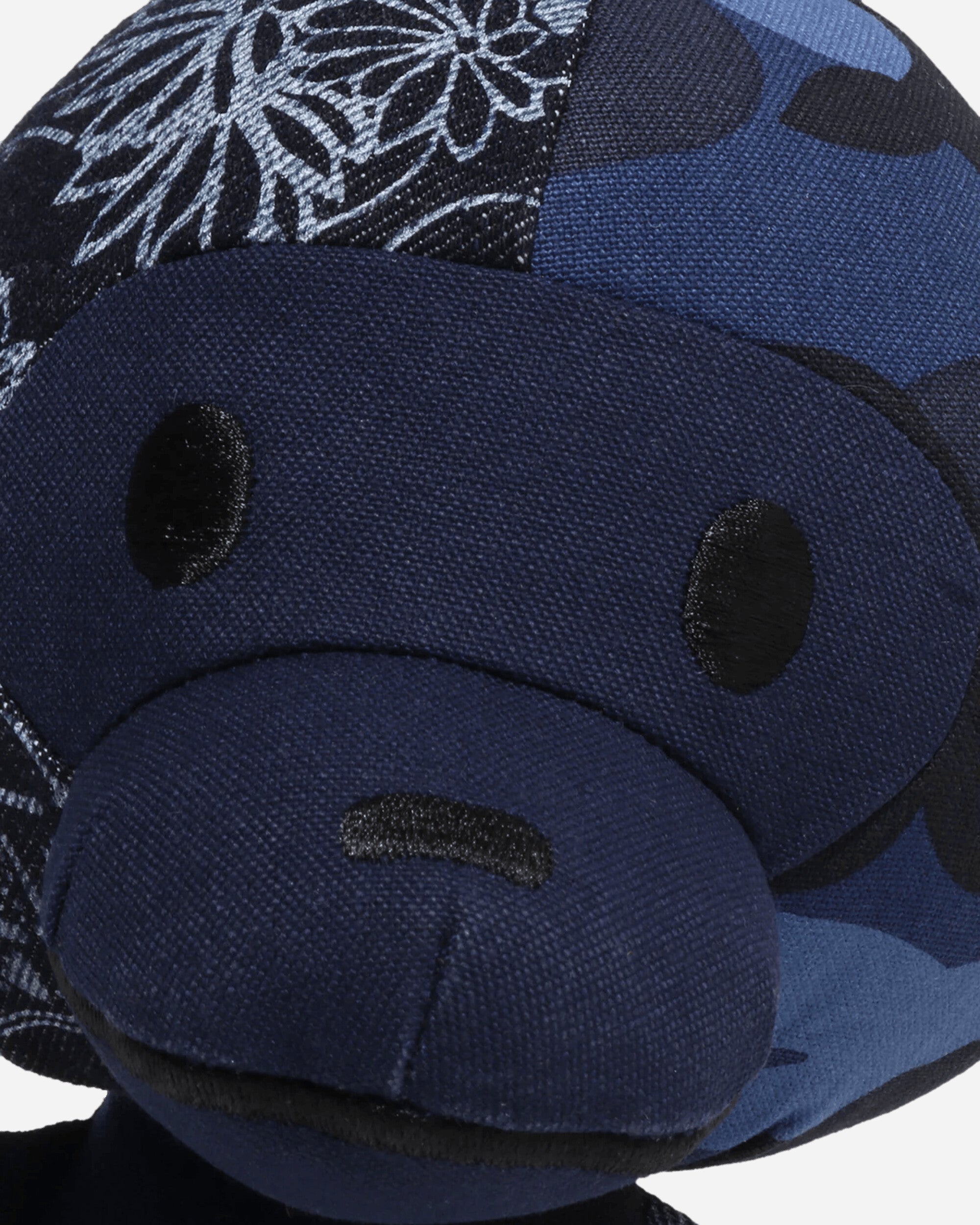 A Bathing Ape Patchwork Baby Milo Plush Doll Navy Home Decor Toys 2M30185004 NAVY