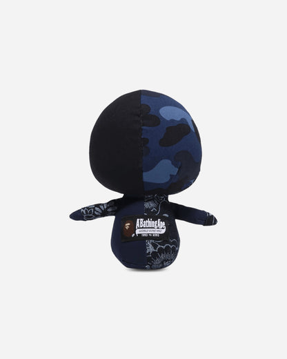 A Bathing Ape Patchwork Baby Milo Plush Doll Navy Home Decor Toys 2M30185004 NAVY