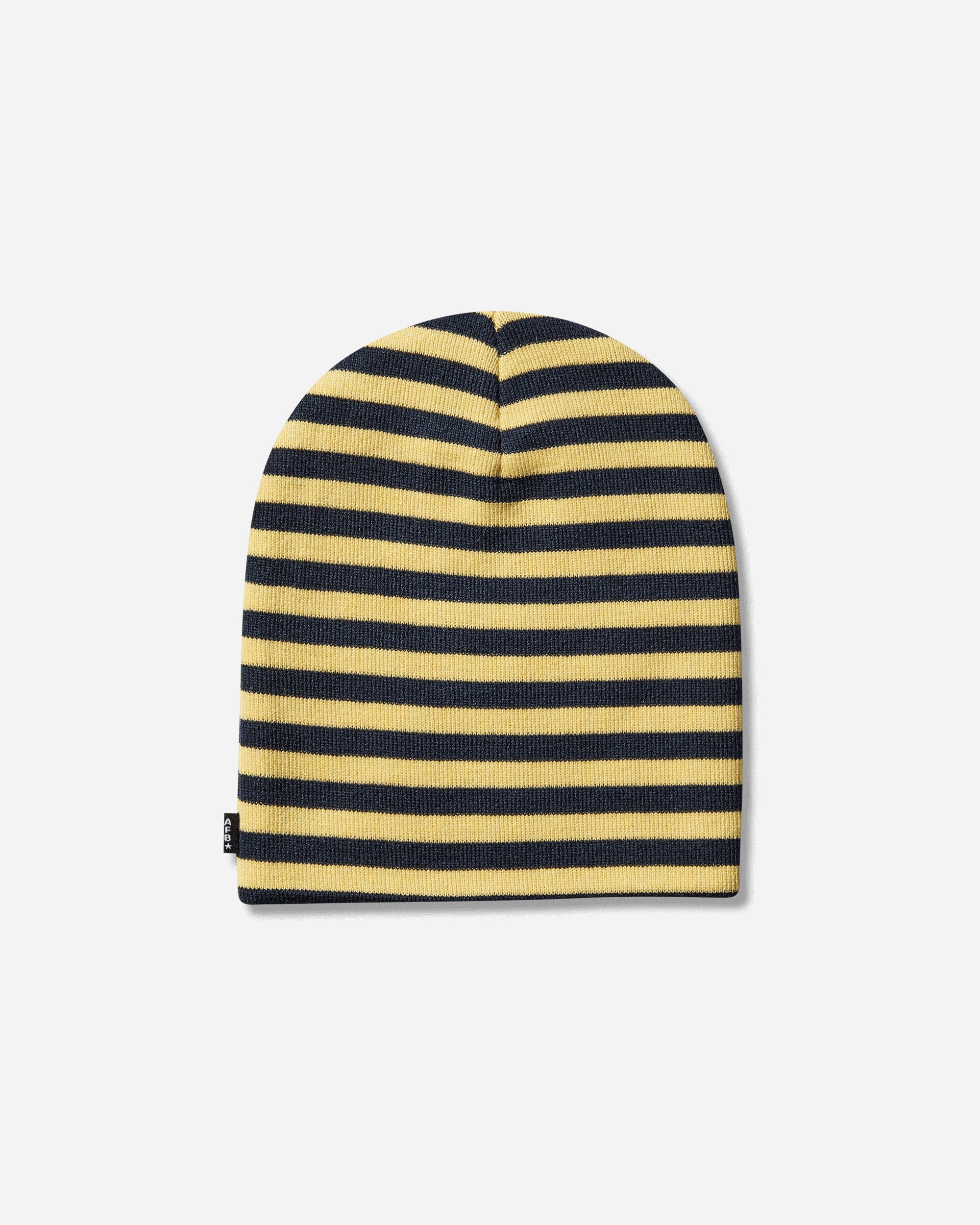 AFB Border Long Beanie Yellow/Navy Hats Beanies 62BRDRLNGBEANIE MULTI