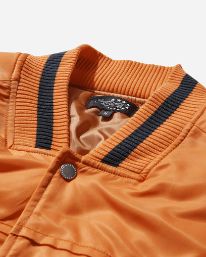AFB Afb Sport Bomber Jacket Orange Coats and Jackets Bomber Jackets 5SPRTBOMBERJCKT ORA