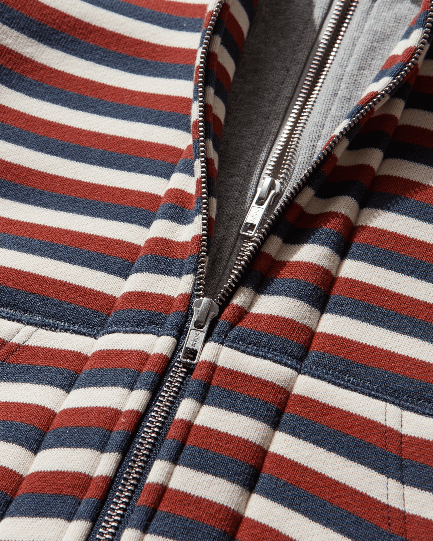 AFB Double Layerd Zip Up Hoodie Red Sweatshirts Hoodies 28DBLLYRDZIPUOPHOOD RED