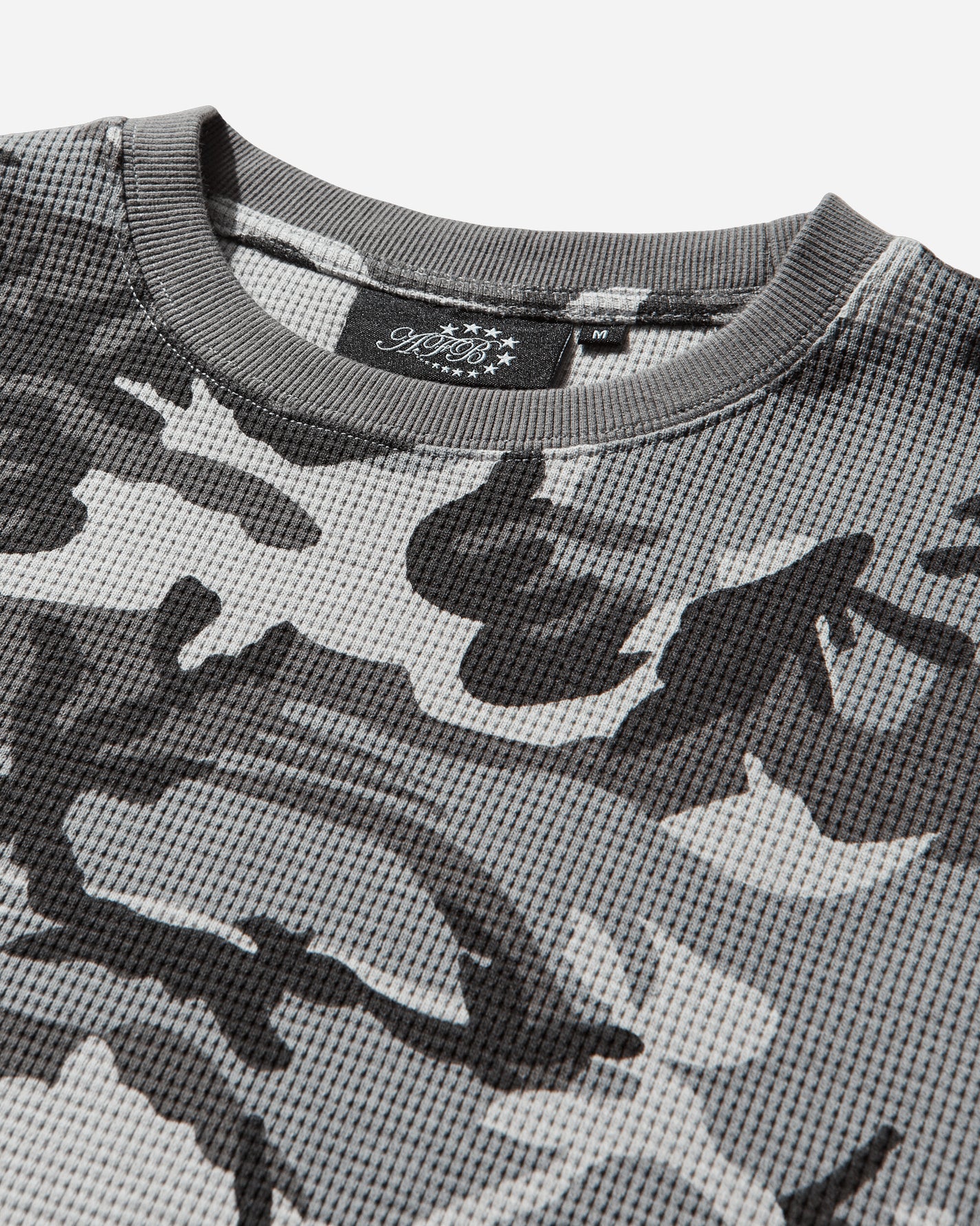 AFB Thermal Layerd Ls Tee Camo White T-Shirts Longsleeve 33BTHERMALLS WHT