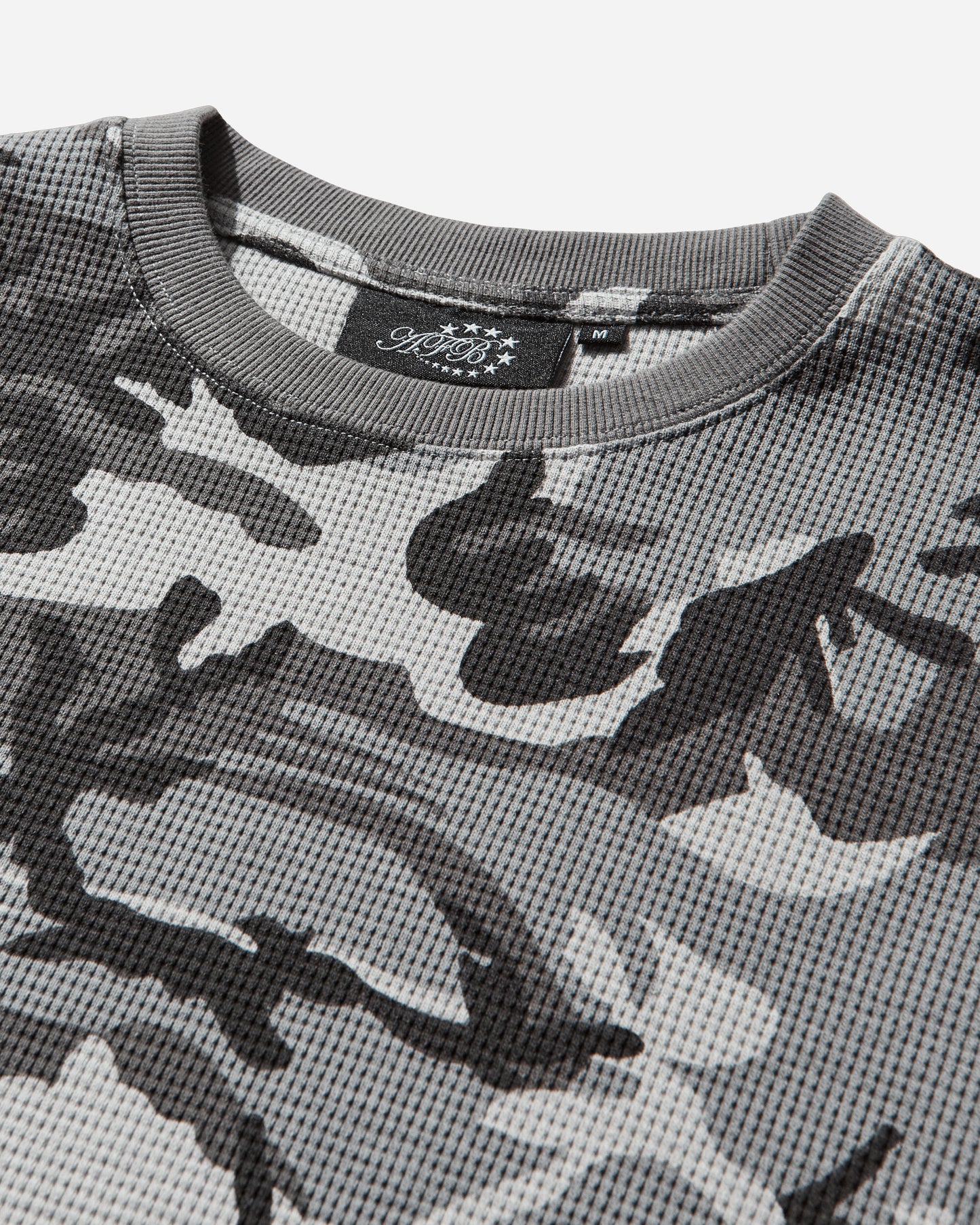 AFB Thermal Layerd Ls Tee Camo White T-Shirts Longsleeve 33BTHERMALLS WHT