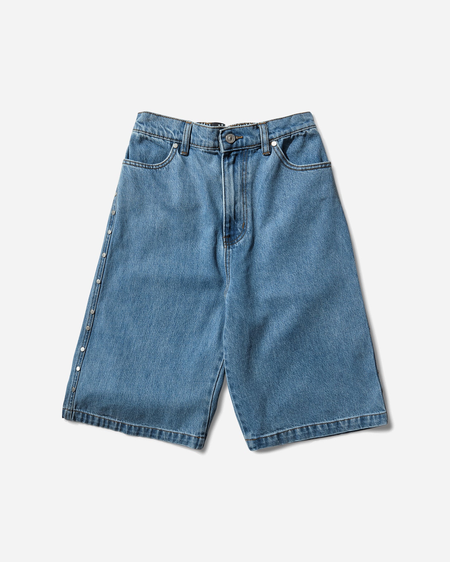 AFB Studded Wide Shorts Blue Shorts Short STUDDEDSHRT BLUE
