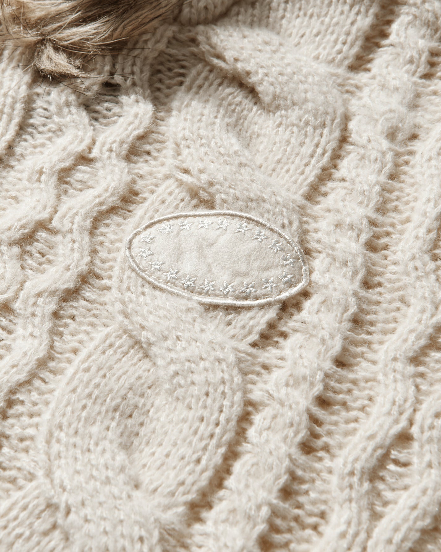 AFB Fur Alan Knit Hoodie Ivory Knitwears Sweaters 32FRLNKNITHOOD IVORY