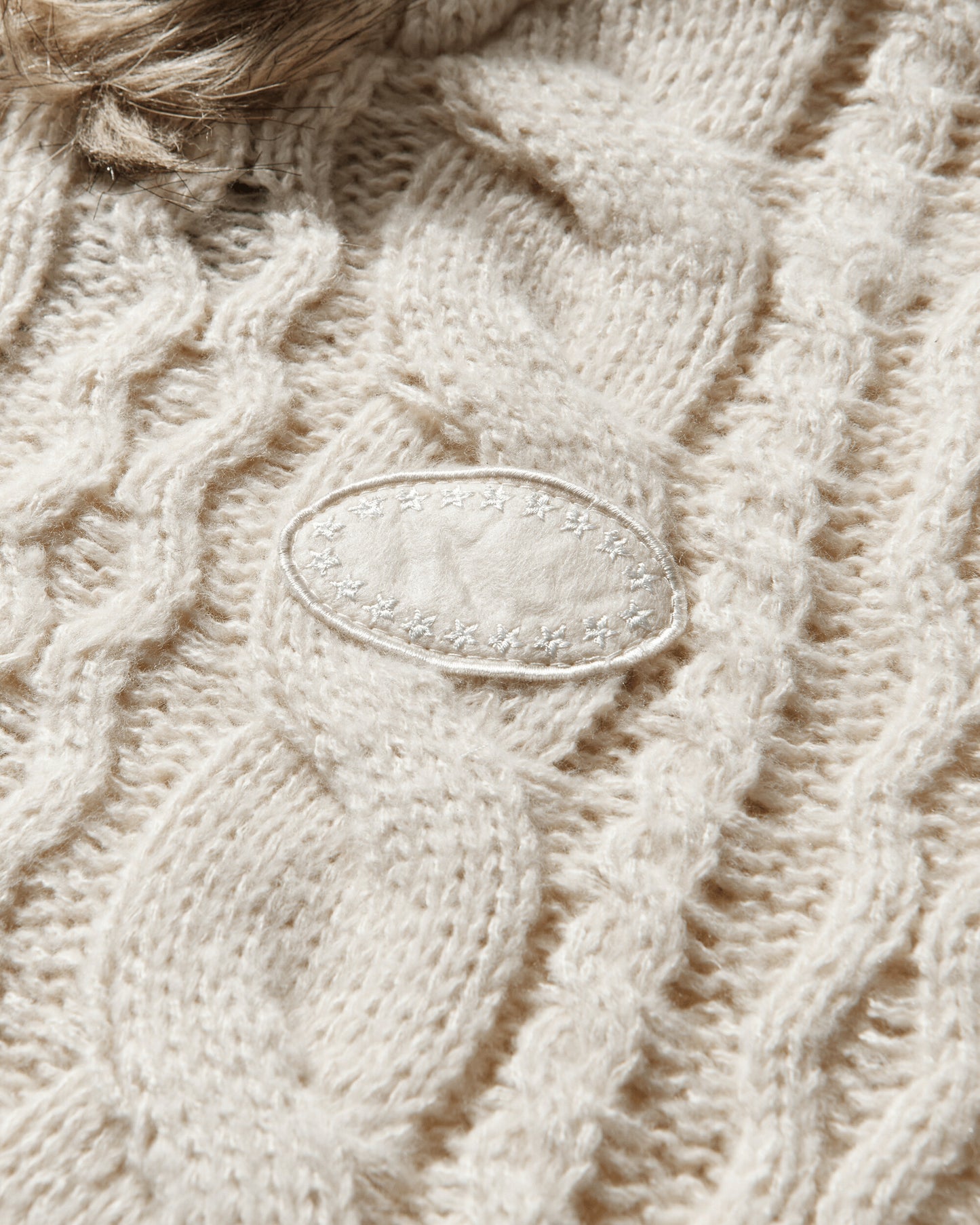 AFB Fur Alan Knit Hoodie Ivory Knitwears Sweaters 32FRLNKNITHOOD IVORY