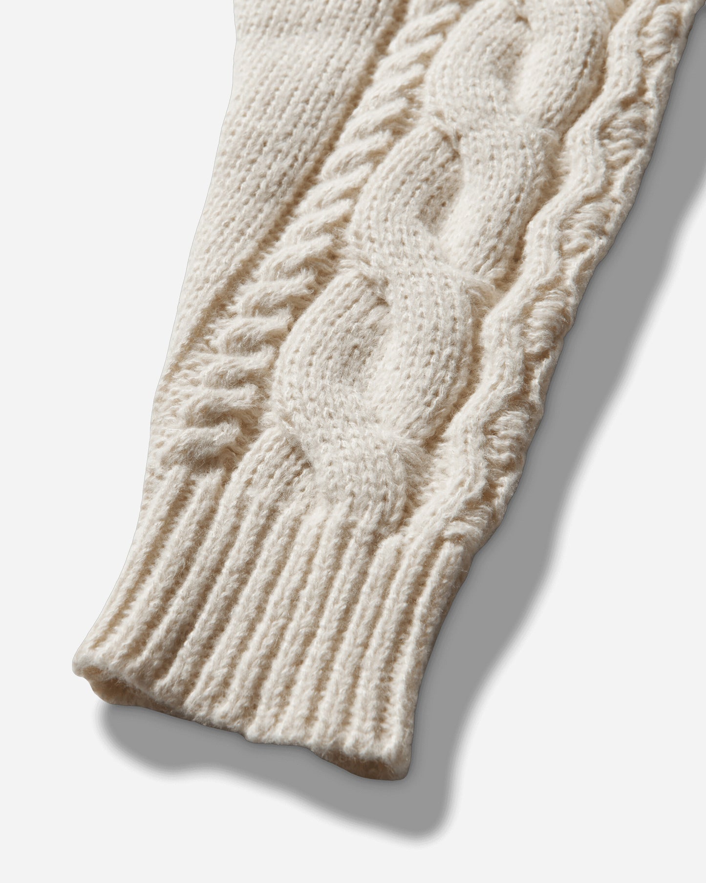 AFB Fur Alan Knit Hoodie Ivory Knitwears Sweaters 32FRLNKNITHOOD IVORY