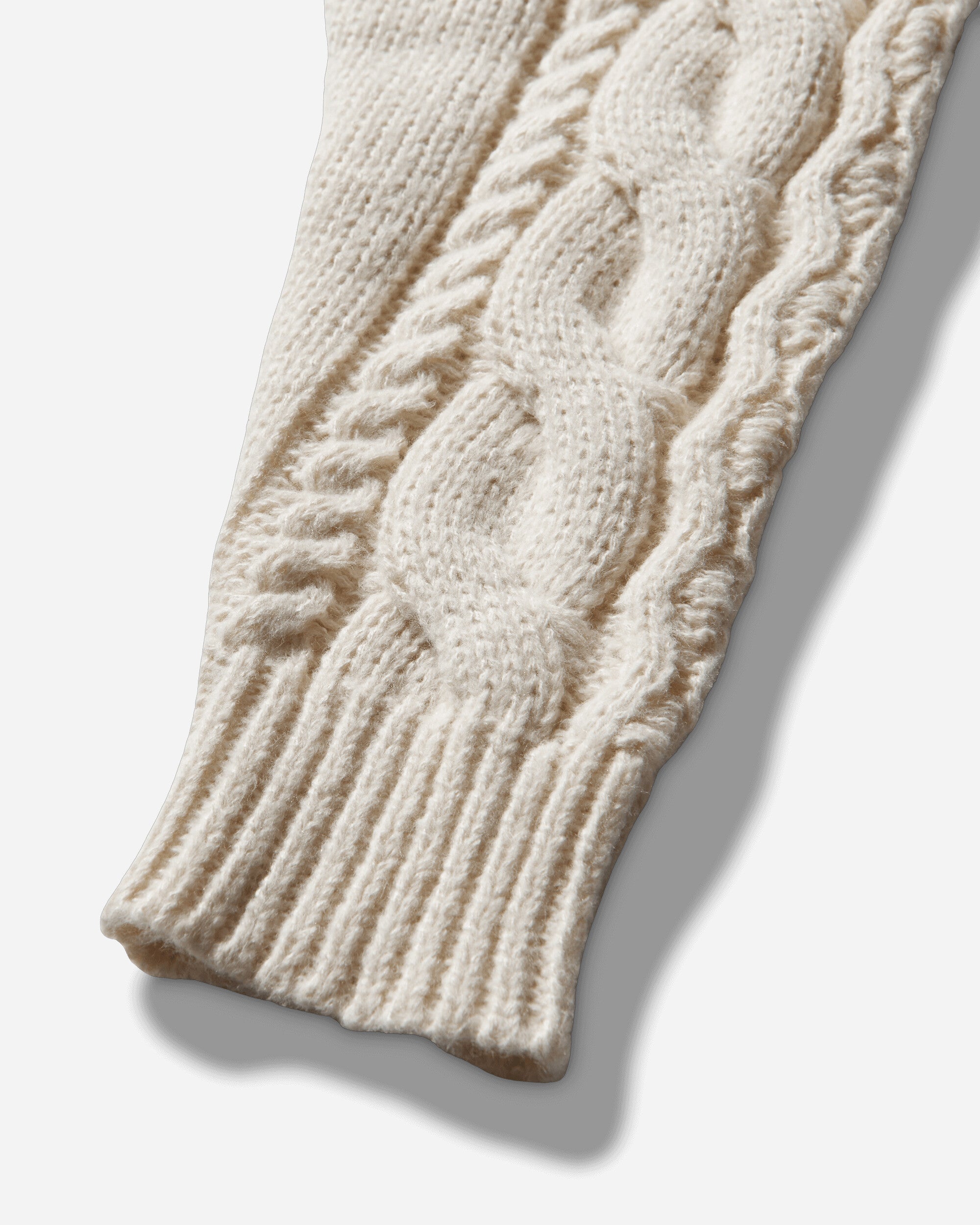 AFB Fur Alan Knit Hoodie Ivory Knitwears Sweaters 32FRLNKNITHOOD IVORY