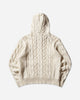 AFB Fur Alan Knit Hoodie Ivory Knitwears Sweaters 32FRLNKNITHOOD IVORY