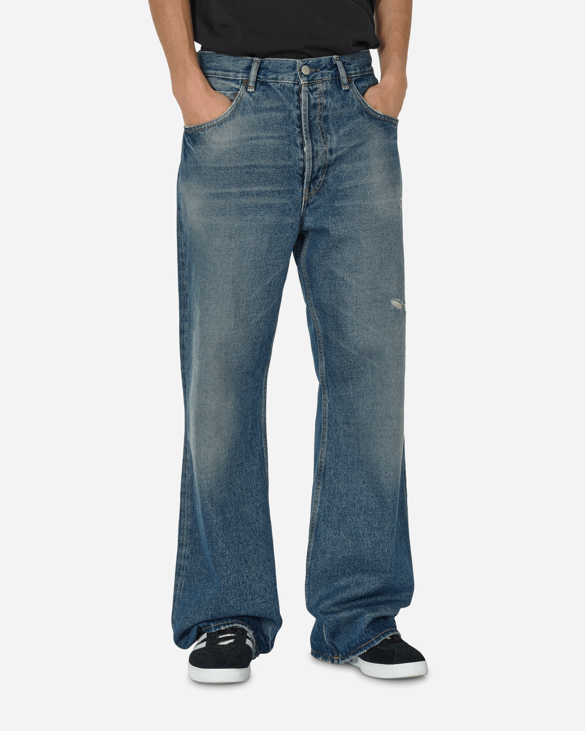 2021M Vintage Loose Fit Jeans Mid Blue