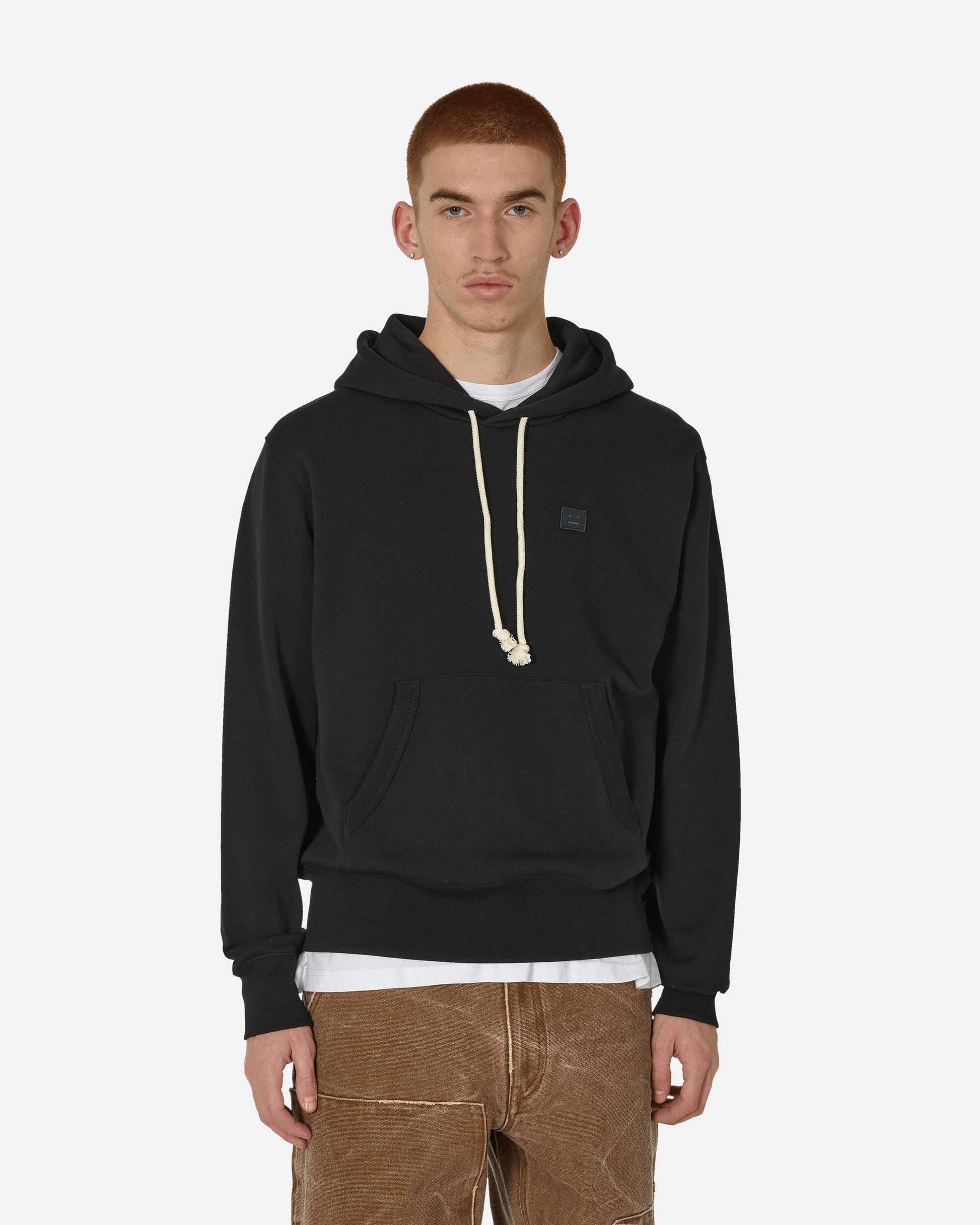 Acne Studios Hooded Black Sweatshirts Hoodies CI0141- 900