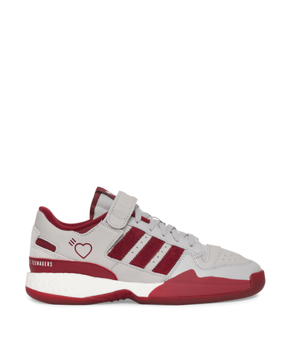 Adidas Consortium Forum L Human Made Grey Two/Collegiate Burgundy Sneakers Low S42977 001