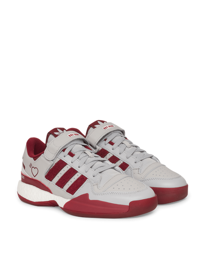 Adidas Consortium Forum L Human Made Grey Two/Collegiate Burgundy Sneakers Low S42977 001