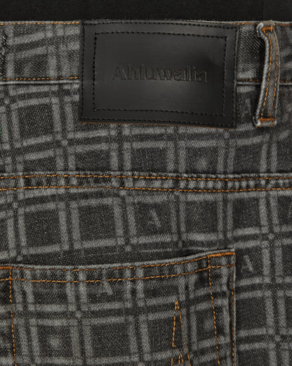 Ahluwalia Kalonji Low Rise Jeans Charcoal Pants Denim M-AHLU-DE003-AW22-FA61 CH