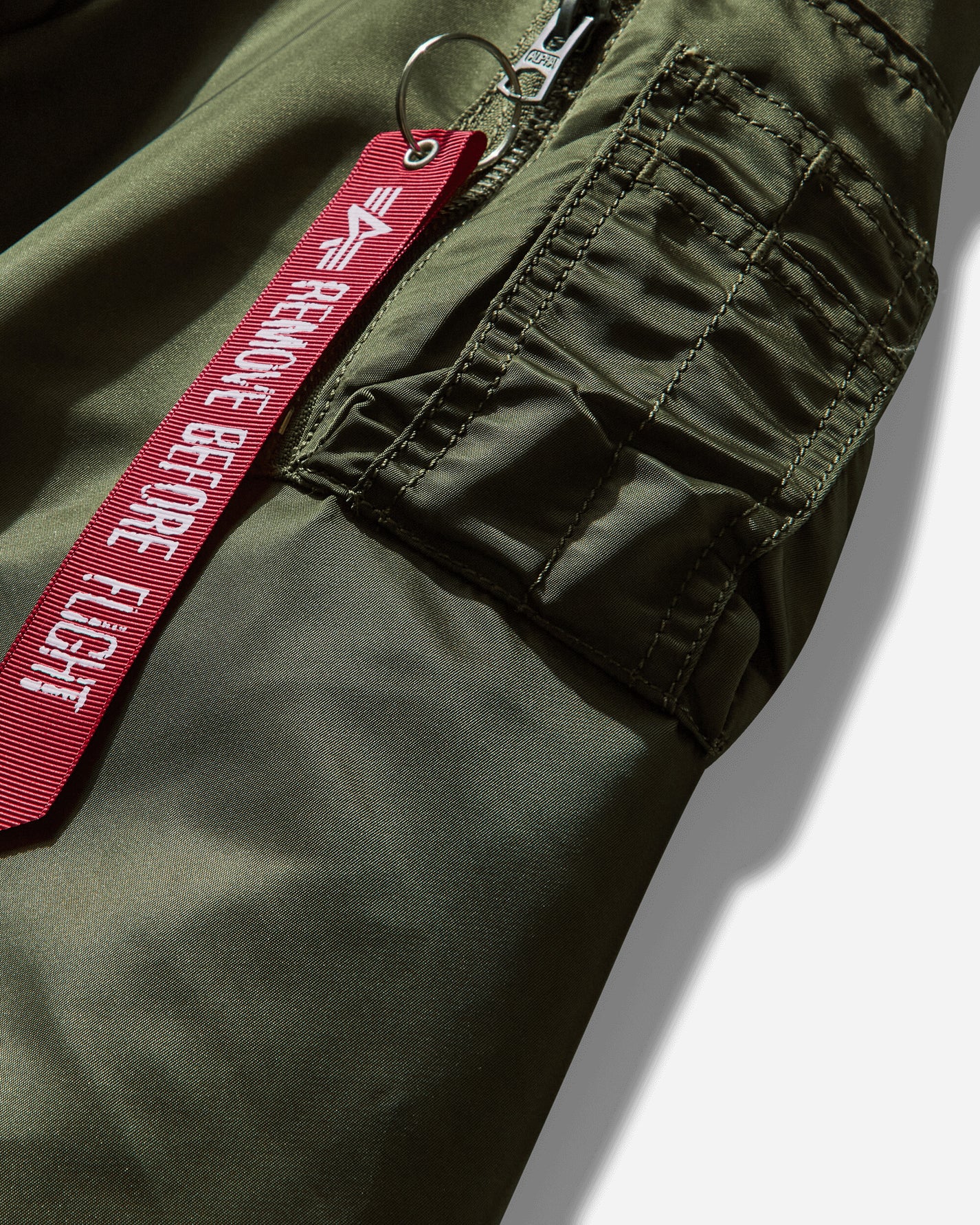 Alpha Industries MA-1 (HERITAGE) Sage-Green Coats and Jackets Bomber Jackets F100101 01