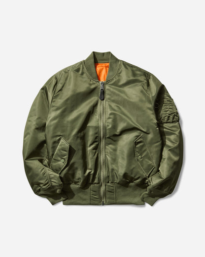 Alpha Industries MA-1 (HERITAGE) Sage-Green Coats and Jackets Bomber Jackets F100101 01