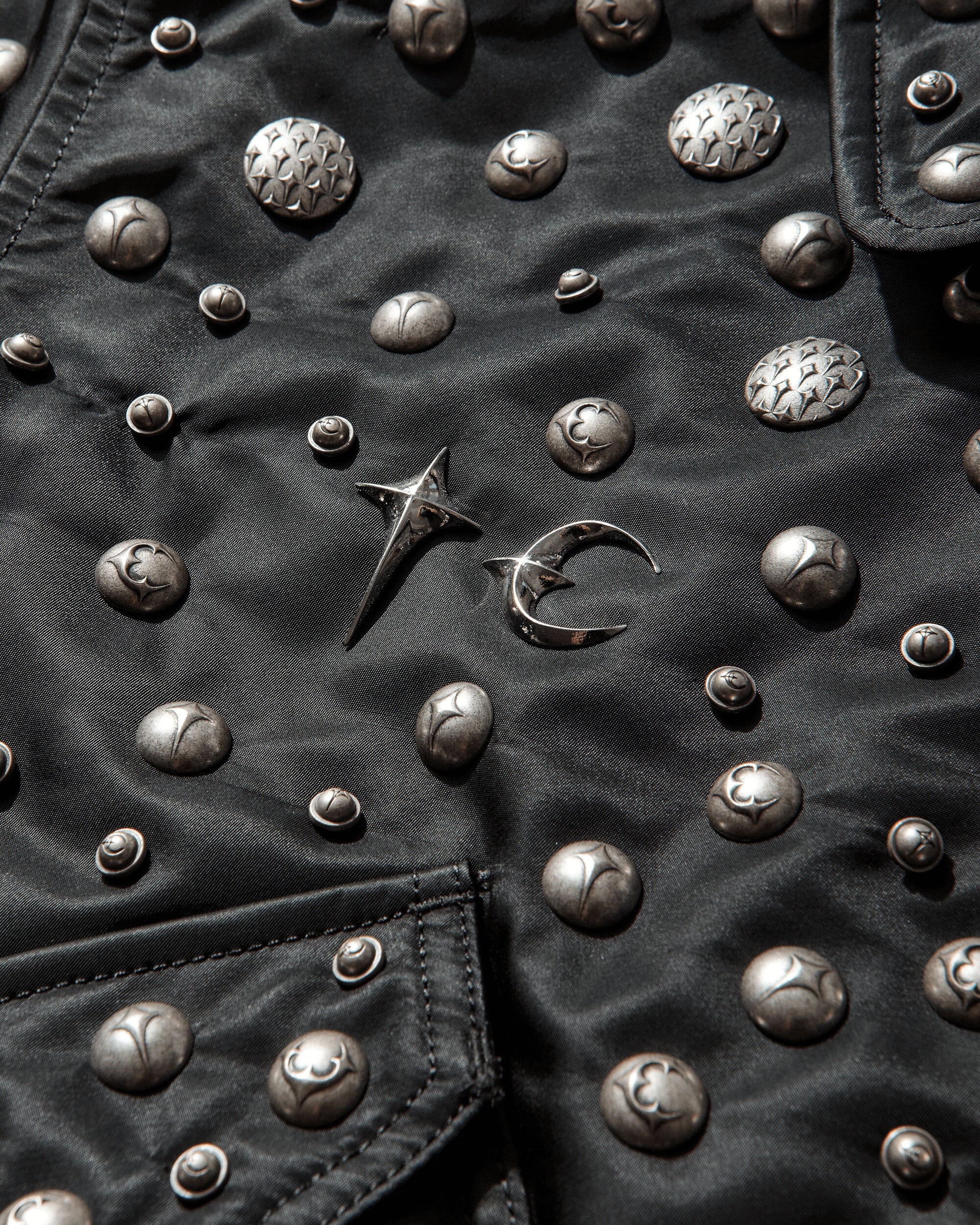 Alpha Industries Tc X Ai Cwu 45/P Flight Jacket (All Over Rivet Version) Black Coats and Jackets Bomber Jackets 258151 03