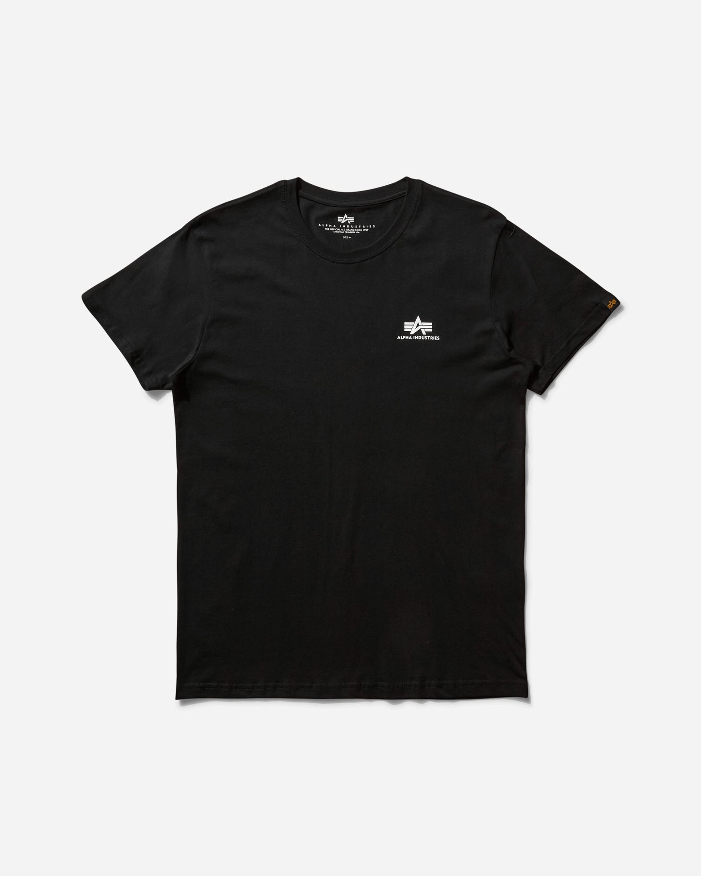 Alpha Industries Basic T Small Logo Black T-Shirts Shortsleeve X188505 03