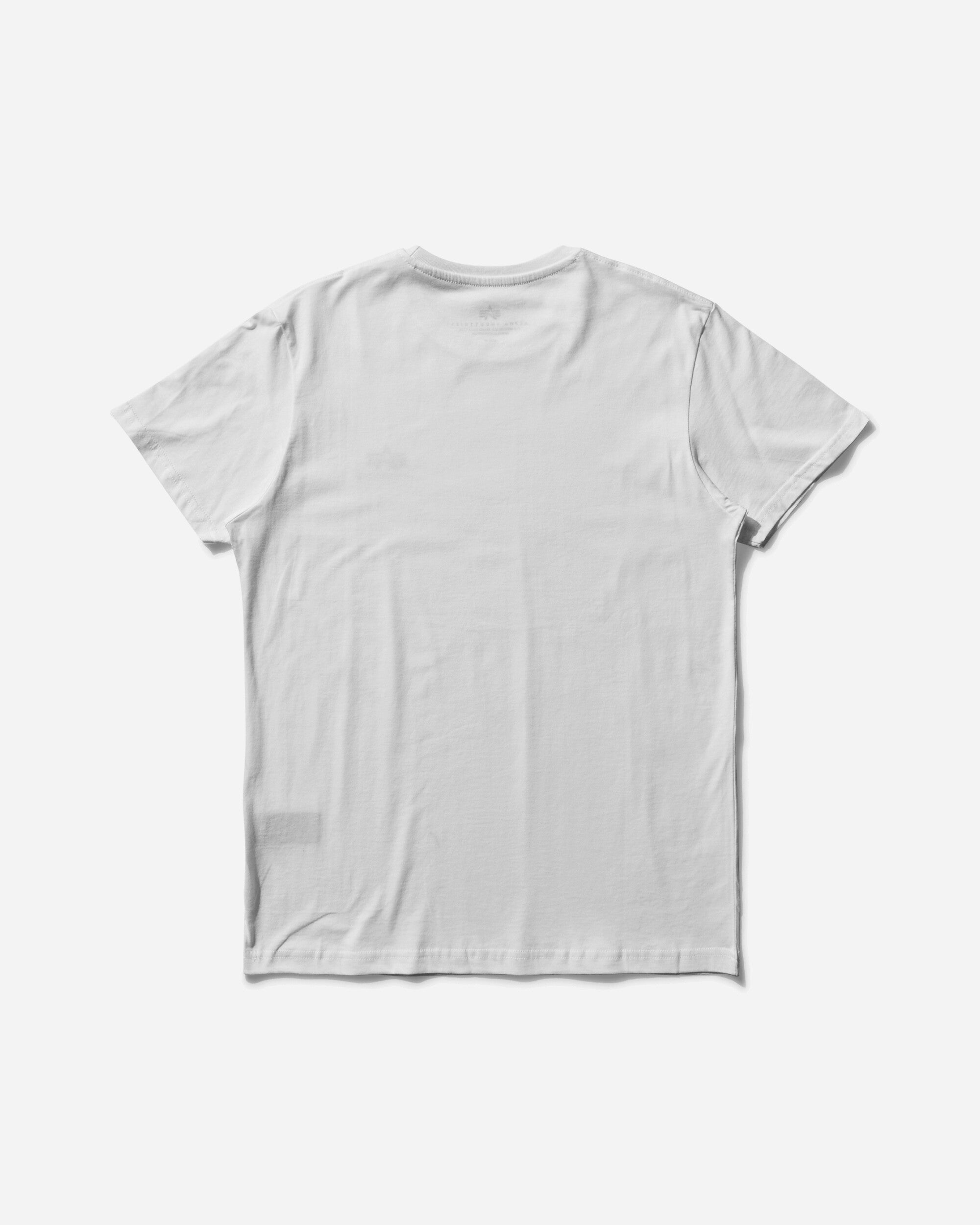 Alpha Industries Basic T Small Logo White T-Shirts Shortsleeve X188505 09