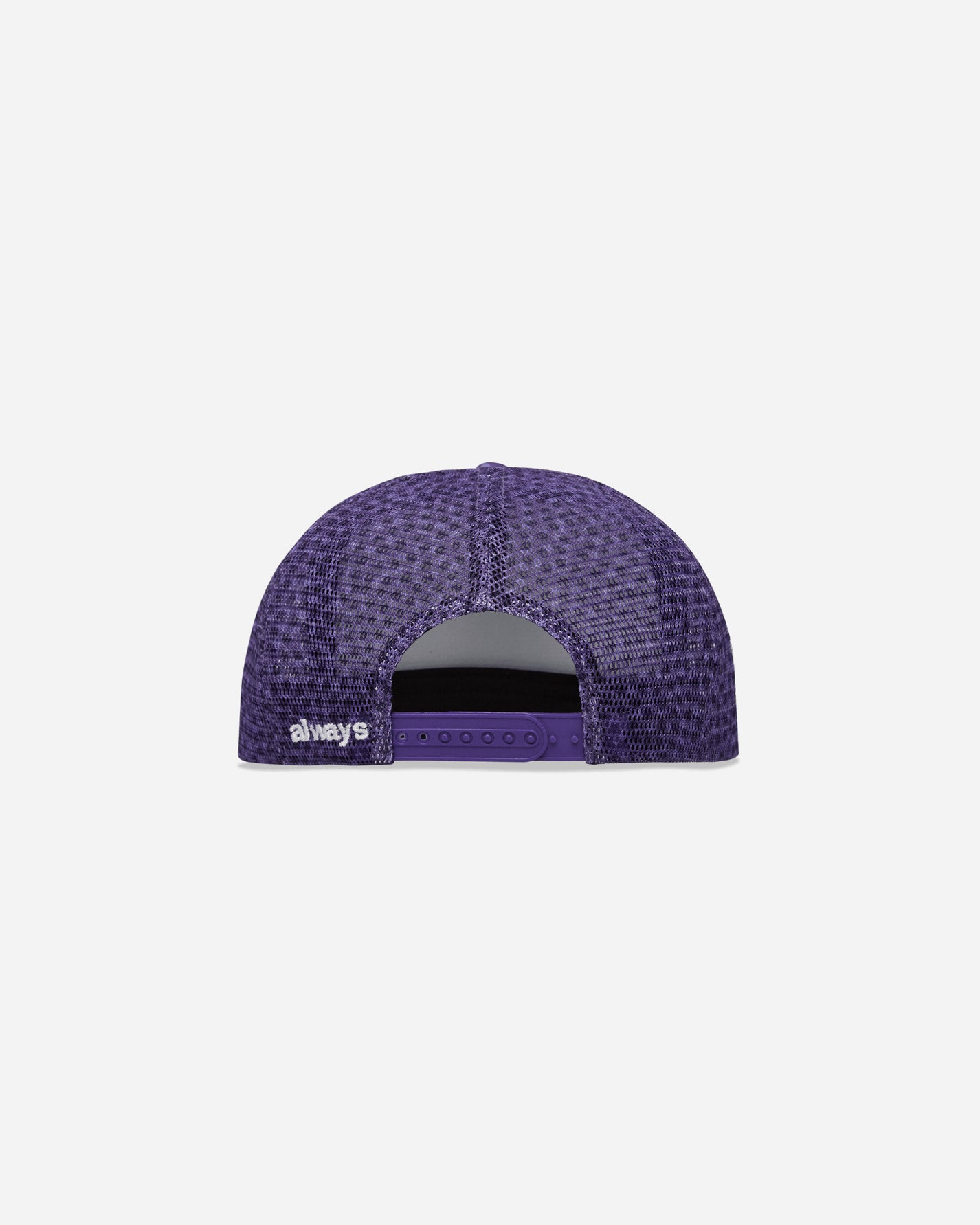 Always Do What You Should Do Coral Pattern Trucker Cap Purple Hats Caps A25HAT002 PURPLE