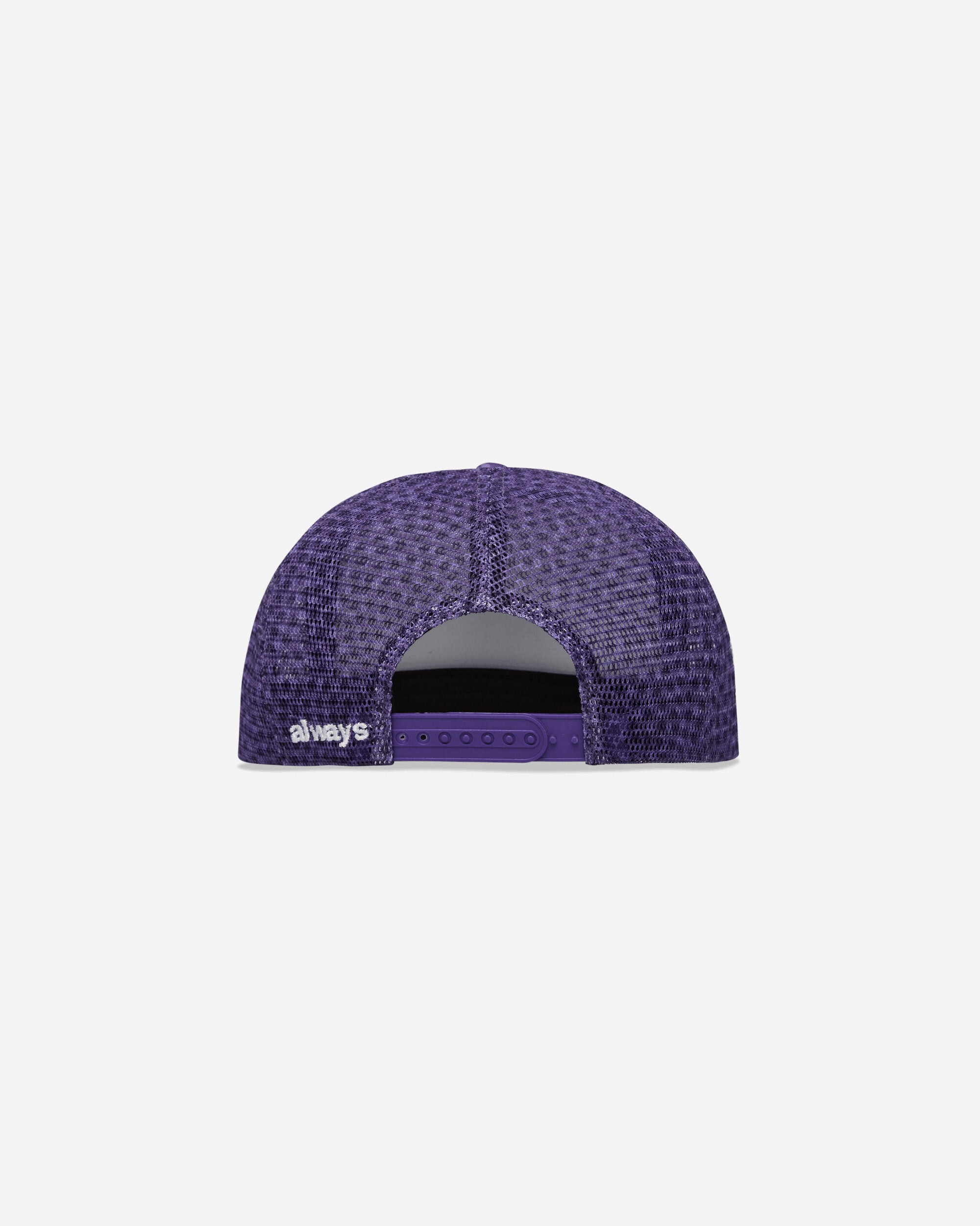 Always Do What You Should Do Coral Pattern Trucker Cap Purple Hats Caps A25HAT002 PURPLE