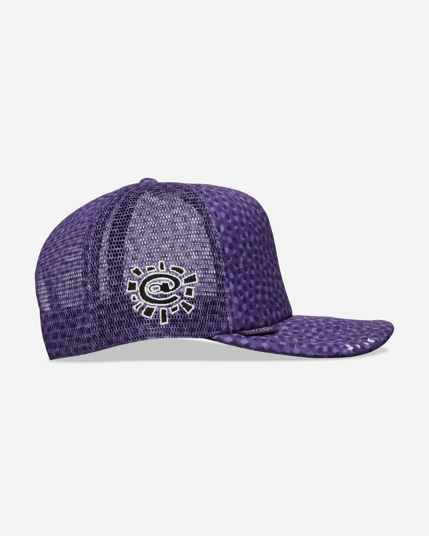 Always Do What You Should Do Coral Pattern Trucker Cap Purple Hats Caps A25HAT002 PURPLE