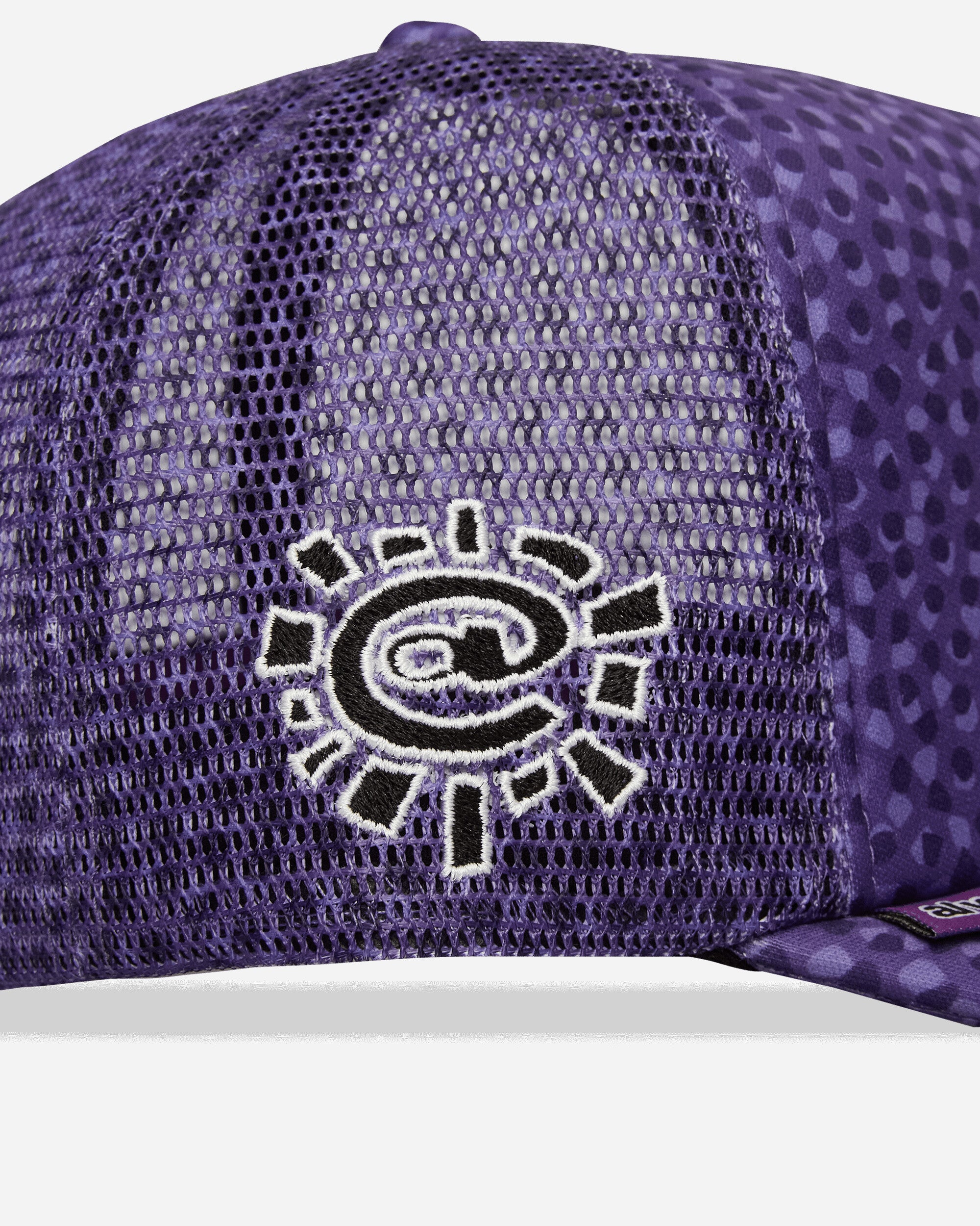Always Do What You Should Do Coral Pattern Trucker Cap Purple Hats Caps A25HAT002 PURPLE