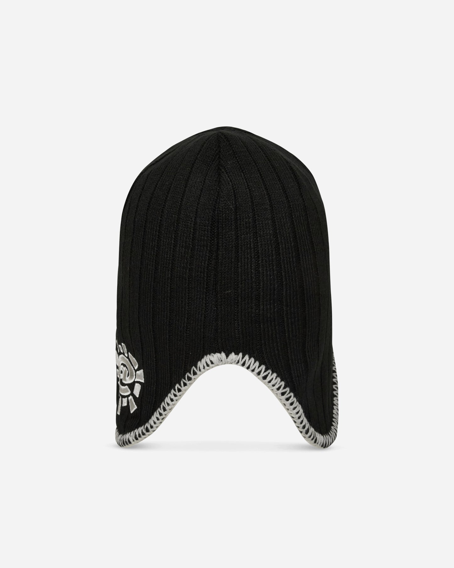 Always Do What You Should Do Reversible Ear Flap Cap Black/Grey Hats Caps A25BN007 BLACK