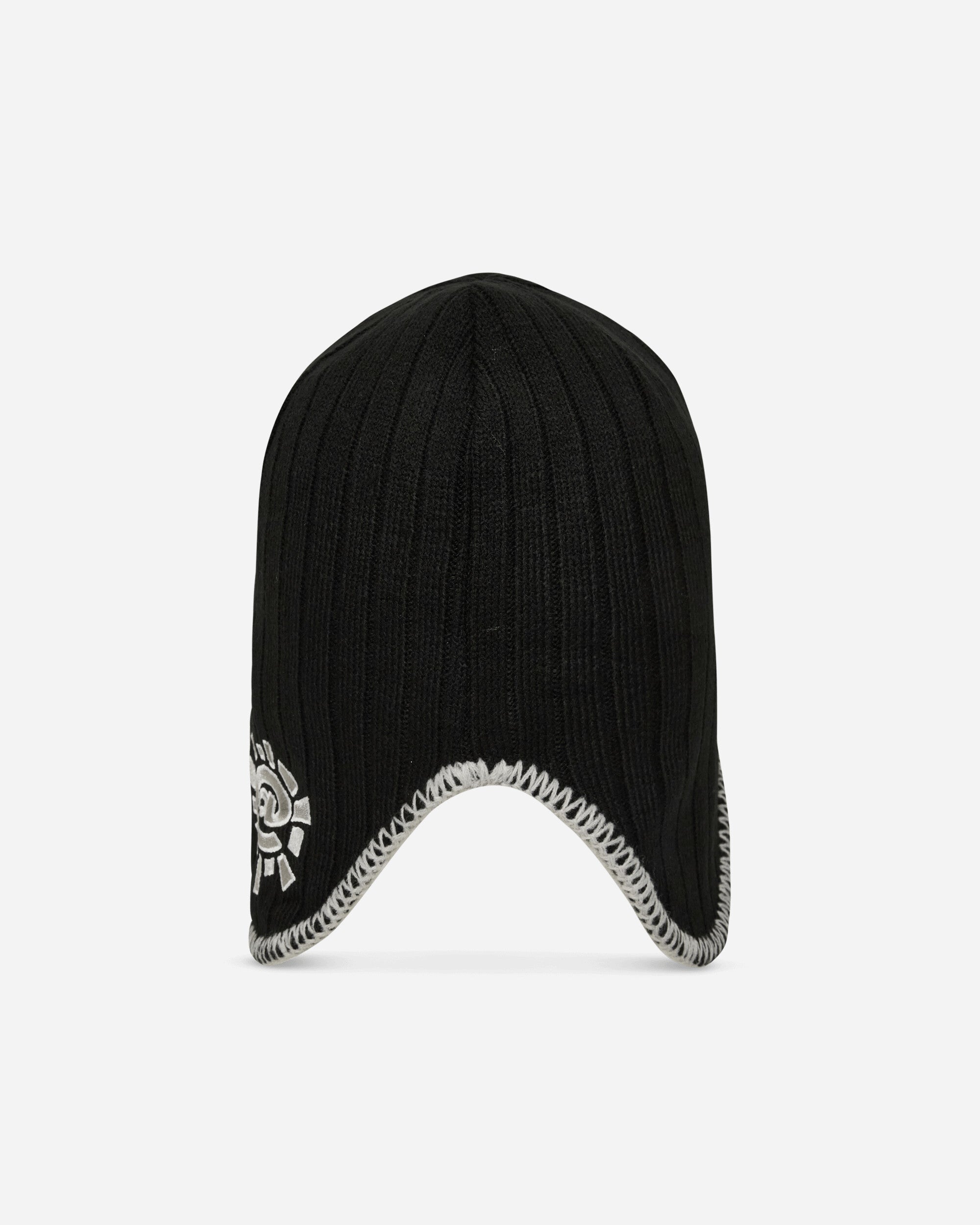 Always Do What You Should Do Reversible Ear Flap Cap Black/Grey Hats Caps A25BN007 BLACK