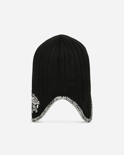 Always Do What You Should Do Reversible Ear Flap Cap Black/Grey Hats Caps A25BN007 BLACK