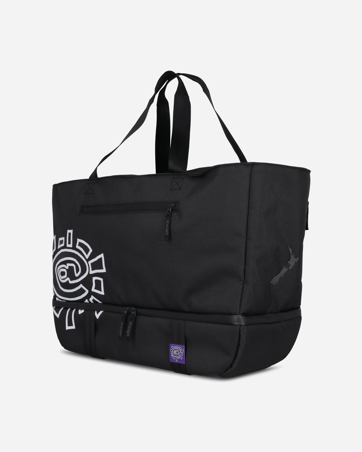Always Do What You Should Do Carry All Tote Bag Black Bags and Backpacks Tote Bags A25BAG002 BLACK