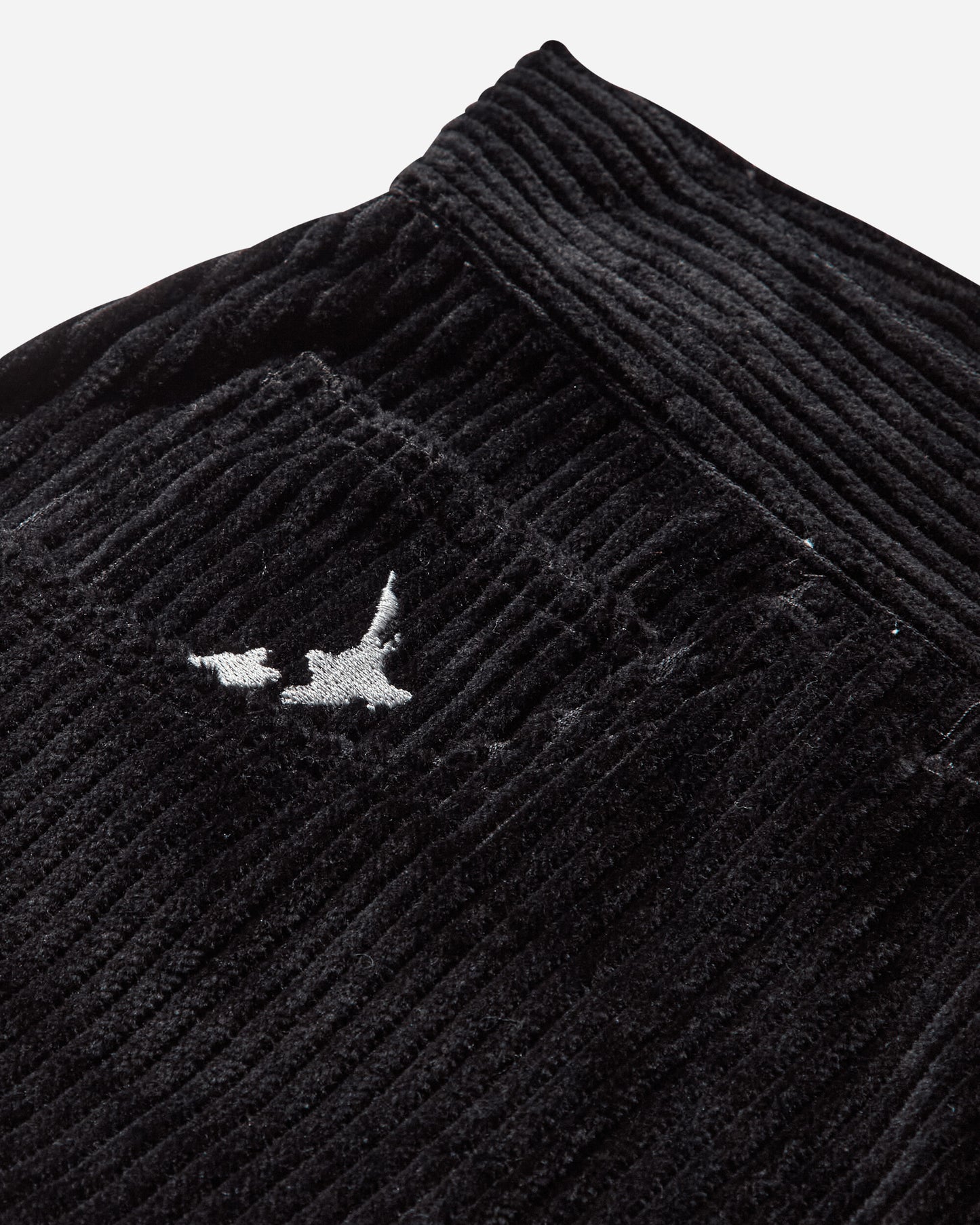 Always Do What You Should Do Relaxed Thick Corduroy Pants Black Pants Chinos A25TR008 BLACK