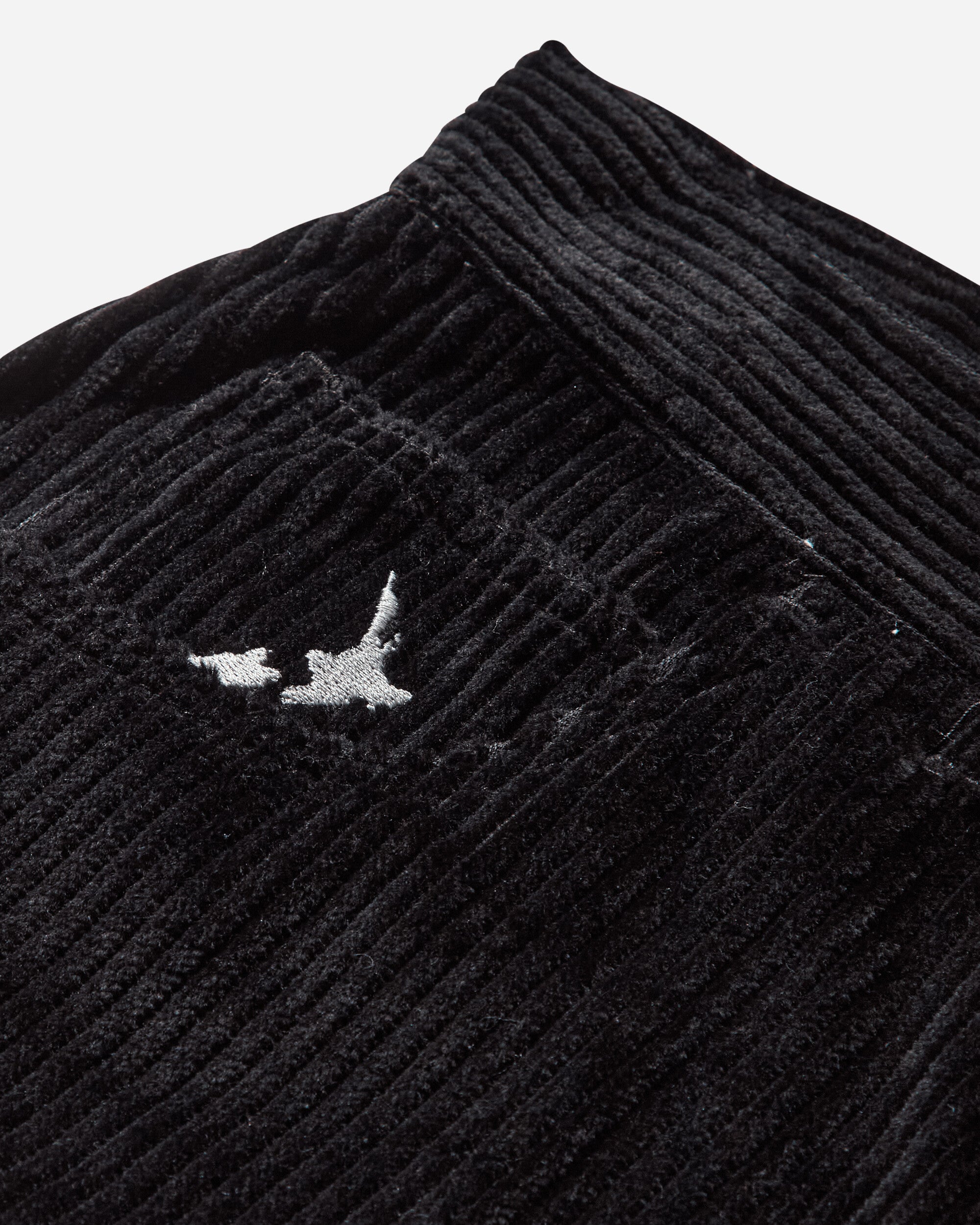 Always Do What You Should Do Relaxed Thick Corduroy Pants Black Pants Chinos A25TR008 BLACK