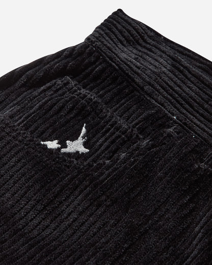 Always Do What You Should Do Relaxed Thick Corduroy Pants Black Pants Chinos A25TR008 BLACK