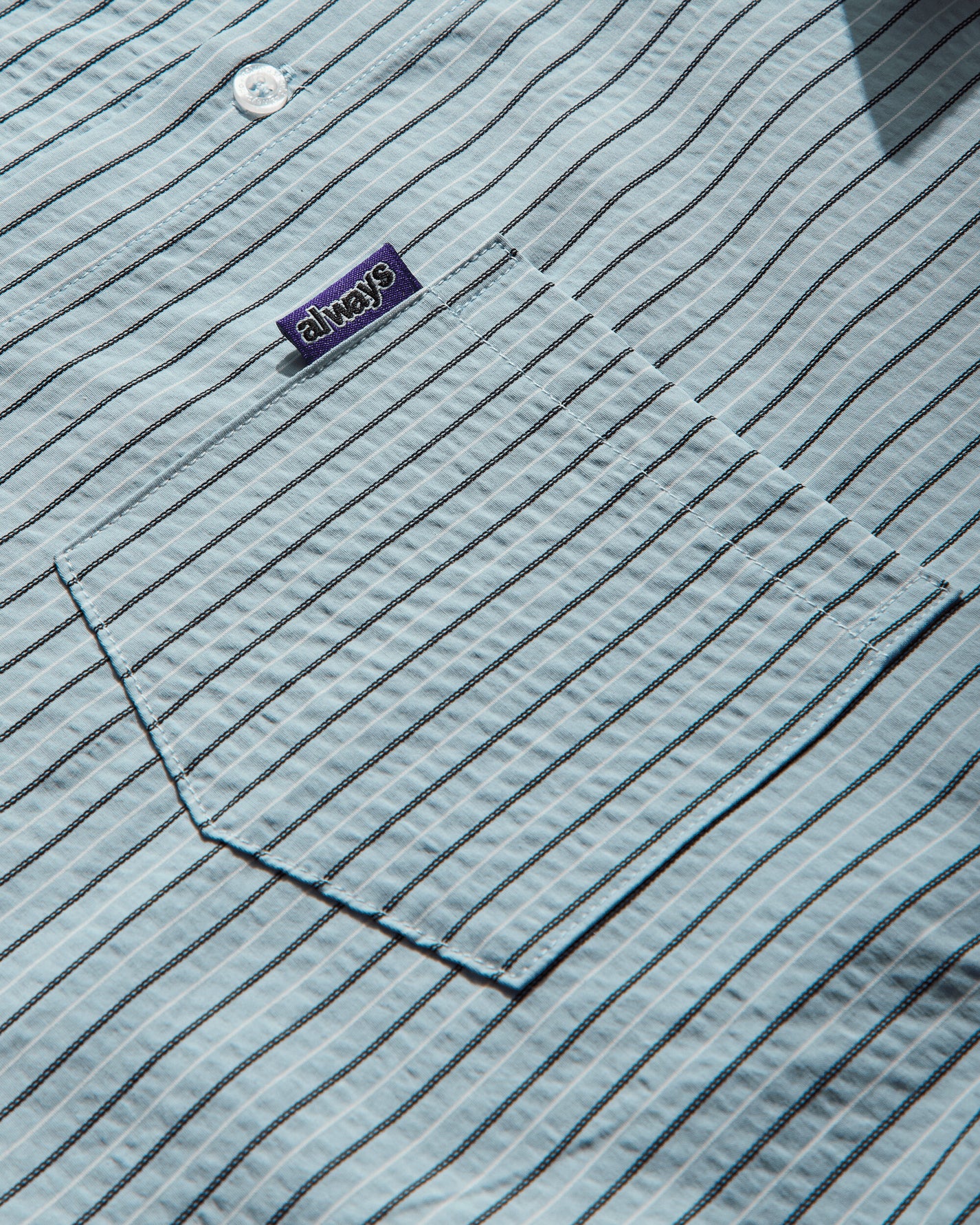 Always Do What You Should Do Business Leisure Ls Shirt Blue Shirts Longsleeve Shirt A25SHI003 BLUE