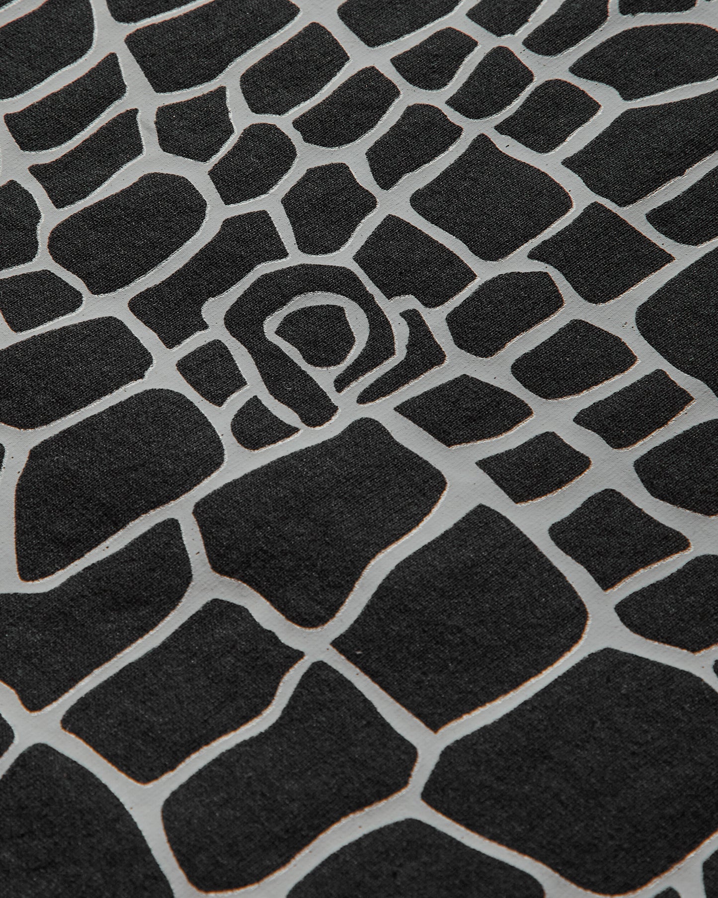 Always Do What You Should Do Croc Print Tee Black T-Shirts Shortsleeve A25TS003 BLACK