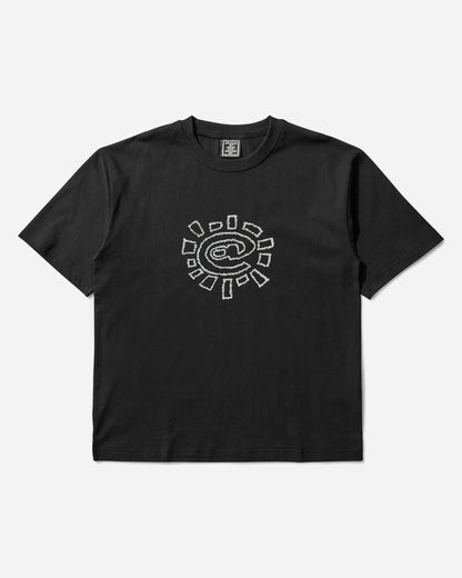 Always Do What You Should Do Sketchy Sun Tee Black T-Shirts Shortsleeve A25TS009 BLACK