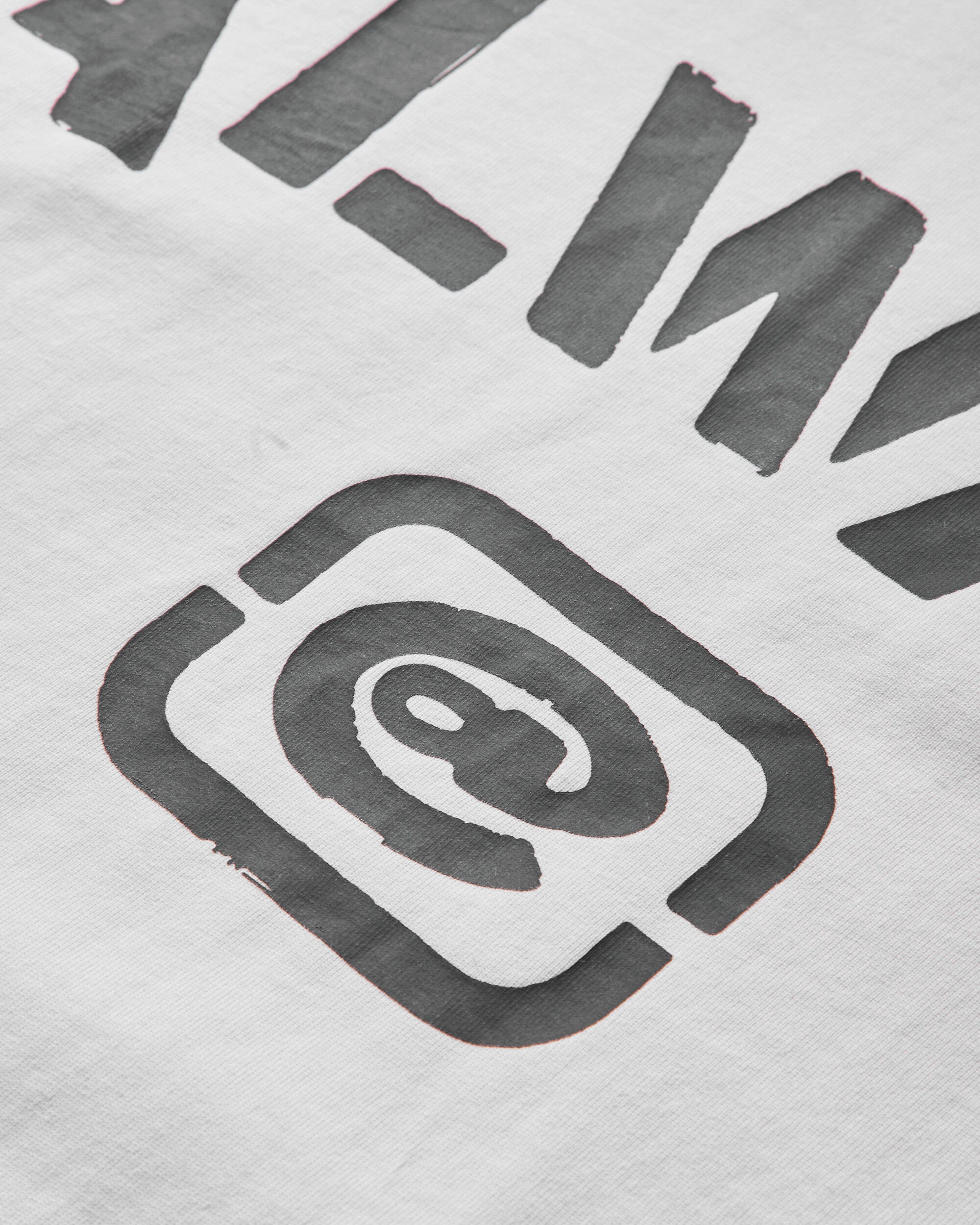 Always Do What You Should Do Stencil Tee White T-Shirts Shortsleeve A25TS015 WHITE