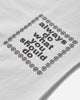 Always Do What You Should Do Stencil Tee White T-Shirts Shortsleeve A25TS015 WHITE