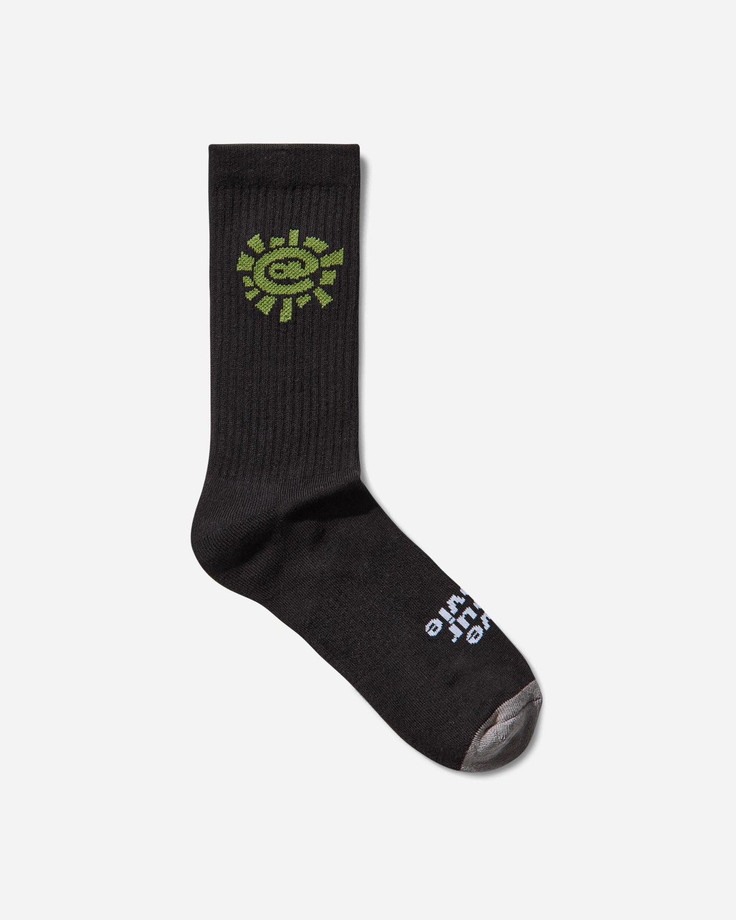 Always Do What You Should Do Sun Socks Black Underwear Socks A25ACC029 BLACK