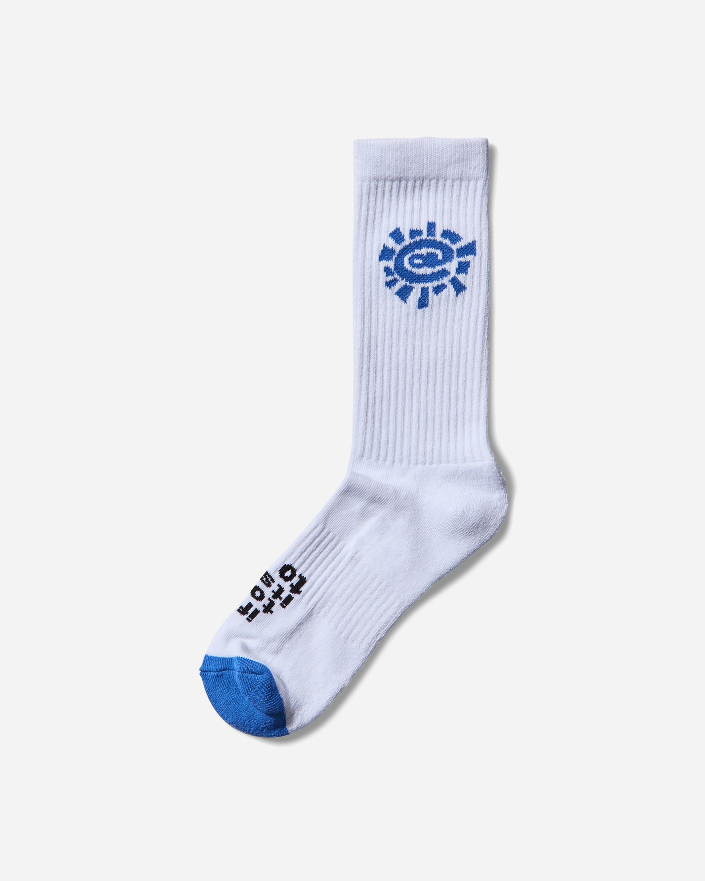Always Do What You Should Do Sun Socks White Underwear Socks A25ACC028 WHITE