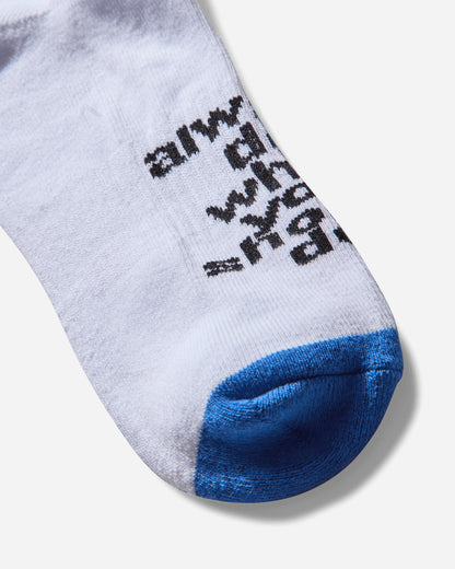 Always Do What You Should Do Sun Socks White Underwear Socks A25ACC028 WHITE
