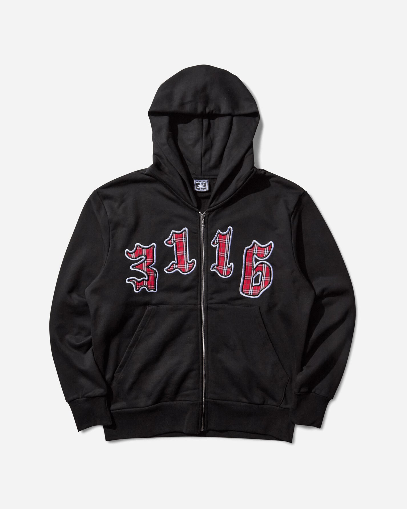 Always Do What You Should Do 3116 Premium Zip Up Hoodie Black Sweatshirts Zip-Ups A25H013 BLACK