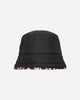 Aries Fleur Fleece Bucket Hat Multi/ Black Hats Caps FTAR90012 MB