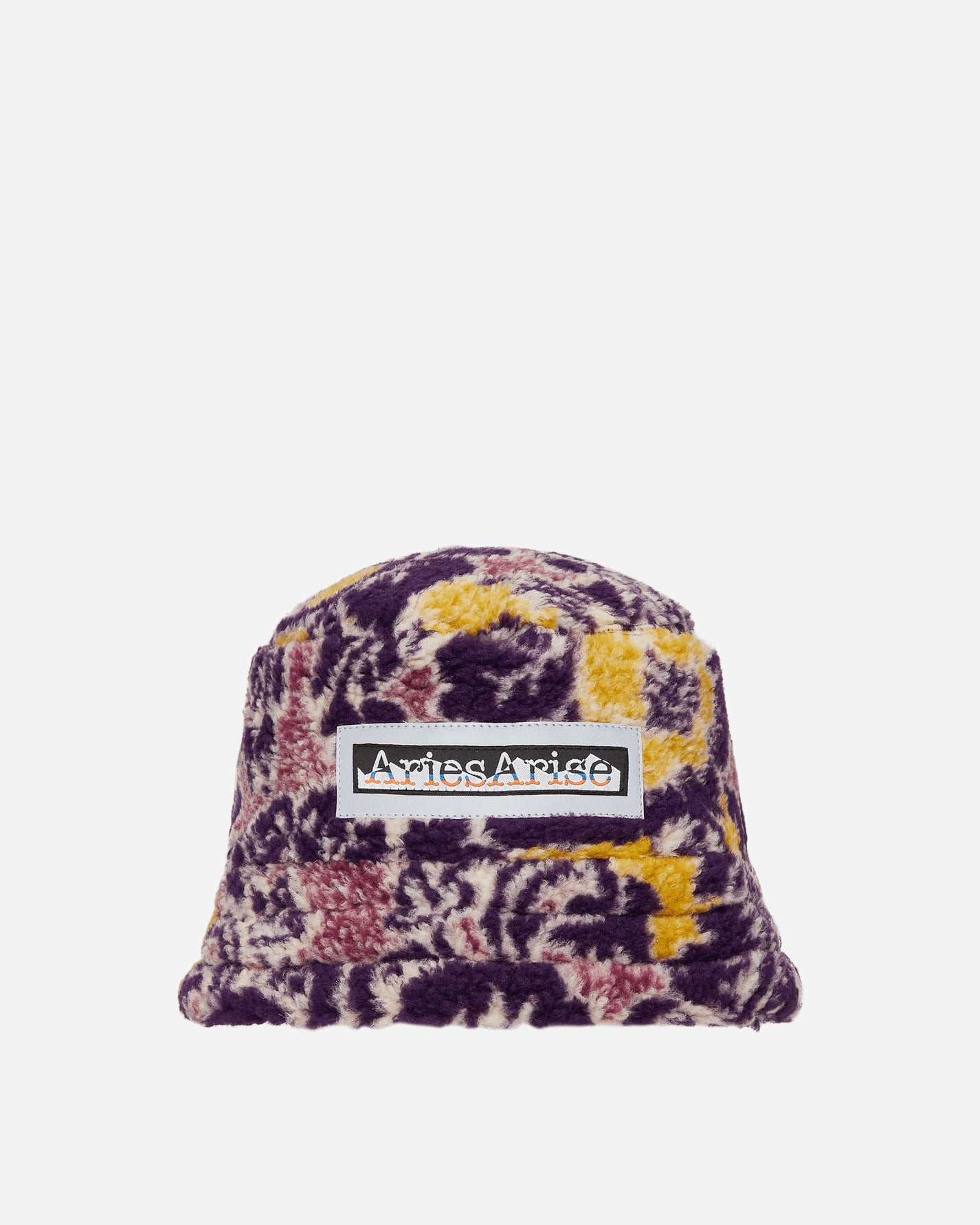 Aries Fleur Fleece Bucket Hat Multi/ Black Hats Caps FTAR90012 MB